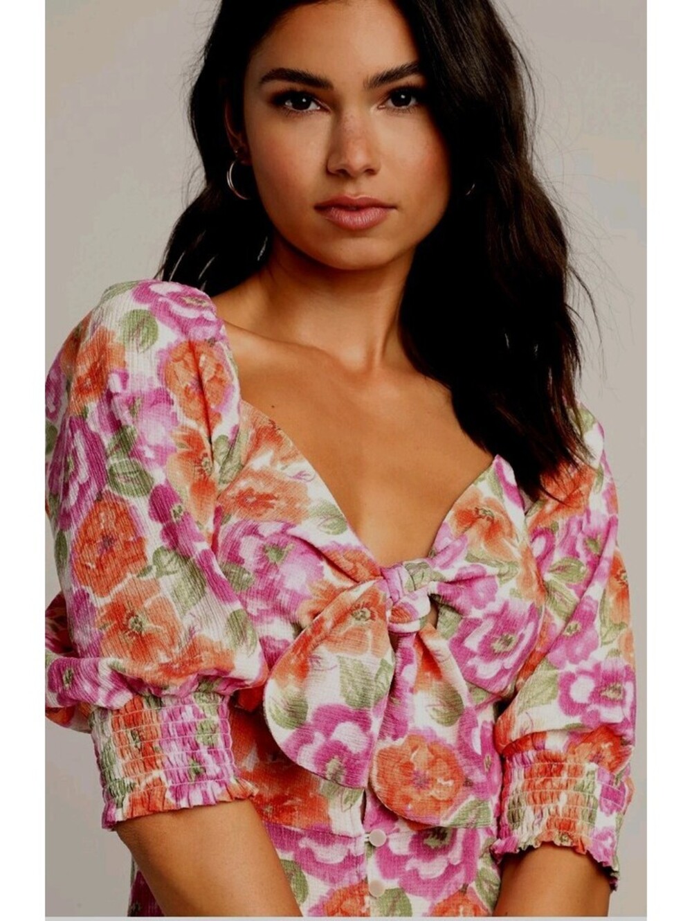 Lush pink Multicolored A-Line Mini Woven Backless Floral Woven Dress pants S